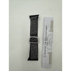 Wipalor Sparkly Stretchy Nylon Band Fit Bling Apple Watch Bands